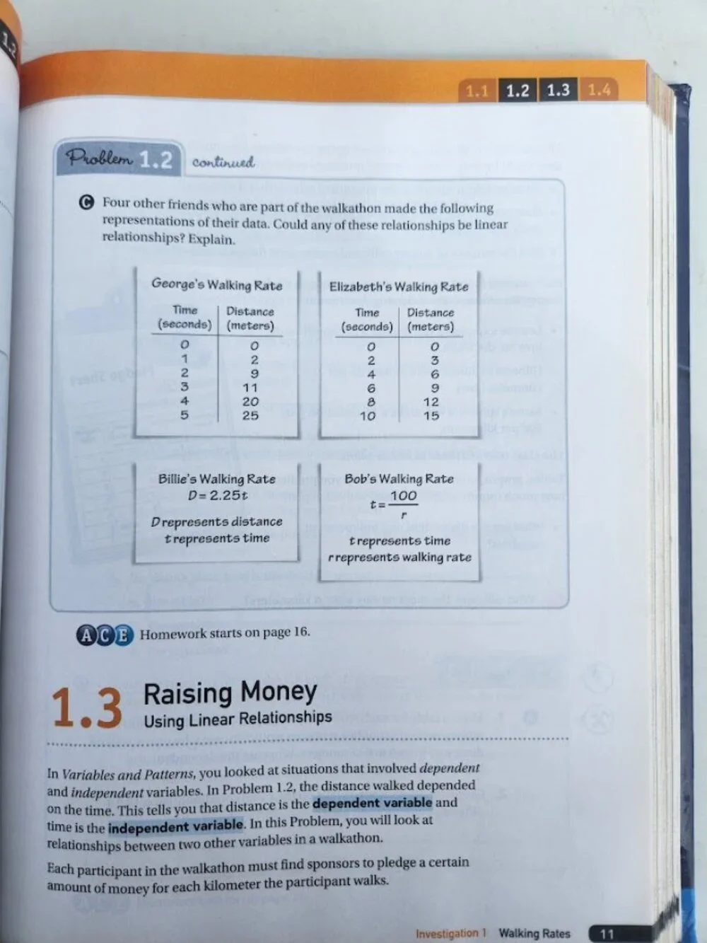 Connected Mathematics 3 Grade 7 CMP3 7th Grade Textbook Book Hardcover Pearson /